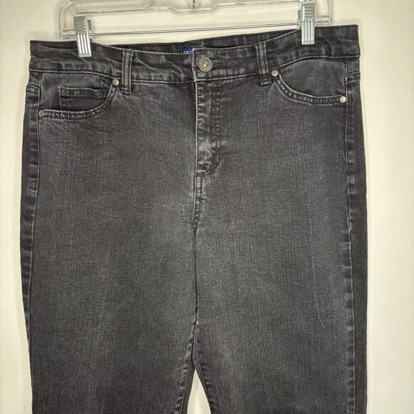 BANDOLINO Mandie Jean Womens 14P Black Stretch Petite - Picture 1 of 5